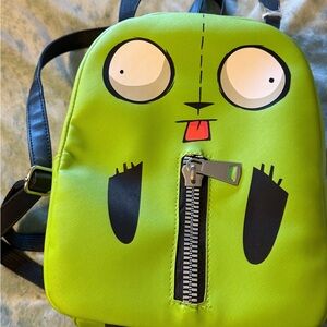 Invader Zim GIR Green Mini Backpack bag Purse Bioworld Nickelodeon